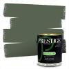 imagePRESTIGE Paints P400P449BM Interior Paint and Primer In One Satin Comparable Match of Benjamin Moore 1 gallon Serene Breeze469BMPCM