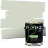 imagePRESTIGE Paints P400P449BM Interior Paint and Primer In One Satin Comparable Match of Benjamin Moore 1 gallon Serene Breeze470BMPCM