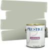 imagePRESTIGE Paints P400P449BM Interior Paint and Primer In One Satin Comparable Match of Benjamin Moore 1 gallon Serene Breeze472BMPCM