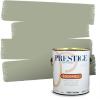 imagePRESTIGE Paints P400P449BM Interior Paint and Primer In One Satin Comparable Match of Benjamin Moore 1 gallon Serene Breeze473BMPCM