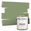 imagePRESTIGE Paints P400P449BM Interior Paint and Primer In One Satin Comparable Match of Benjamin Moore 1 gallon Serene BreezeLand Of Liberty