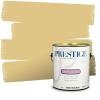 imagePRESTIGE Paints Interior Paint and Primer In One 1Gallon SemiGloss Comparable Match of Valspar Carolina Inn Crossroads Gold