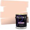 imagePRESTIGE Paints P500P302BM Interior Paint and Primer In One SemiGloss Comparable Match of Benjamin Moore 1 gallon You Are My SunshinePumpkin Mousse