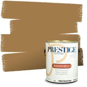 imagePRESTIGE Interior Paint and Primer in One Almond Petal Flat 1 GallonSwing