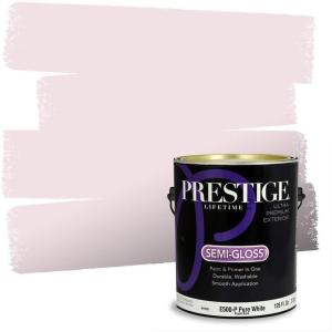 imagePRESTIGE P500NSW6328 Interior Paint and Primer in One 1Gallon SemiGloss Comparable Match of Sherwin Williams Fireweed 1 Gallon SW42FireweedAnemone