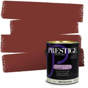 imagePRESTIGE P500NSW6328 Interior Paint and Primer in One 1Gallon SemiGloss Comparable Match of Sherwin Williams Fireweed 1 Gallon SW42FireweedFireweed