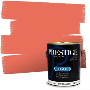 imagePRESTIGE Paints Exterior Paint and Primer In One 1Gallon Flat Comparable Match of Benjamin Moore Townsend Harbor Brown6BMPCM