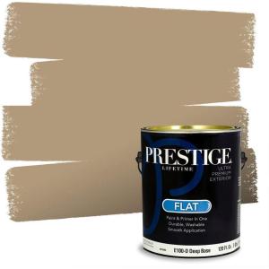 imagePRESTIGE Paints Interior Paint and Primer In One 1Gallon SemiGloss Comparable Match of Benjamin Moore Wood Ash 1077BMPCM