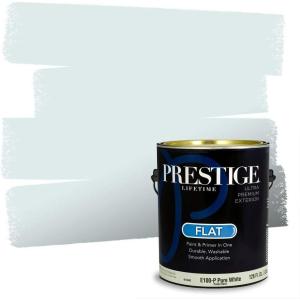 imagePRESTIGE Paints P100PSW6793 Interior Paint and Primer in One 1Gallon Flat Comparable Match of Sherwin Williams Bluebell 1 Gallon SW113BluebellSW6777PCM