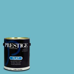 imagePRESTIGE Paints P100PSW6793 Interior Paint and Primer in One 1Gallon Flat Comparable Match of Sherwin Williams Bluebell 1 Gallon SW113BluebellSW6780PCM
