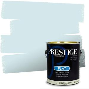 imagePRESTIGE Paints P100PSW6793 Interior Paint and Primer in One 1Gallon Flat Comparable Match of Sherwin Williams Bluebell 1 Gallon SW113BluebellSW6784PCM