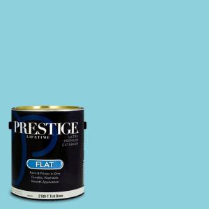 imagePRESTIGE Paints P100PSW6793 Interior Paint and Primer in One 1Gallon Flat Comparable Match of Sherwin Williams Bluebell 1 Gallon SW113BluebellSW6786PCM