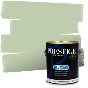 imagePRESTIGE Paints Interior Paint and Primer In One 1Gallon SemiGloss Comparable Match of Benjamin Moore Sherwood GreenHC119BMPCM