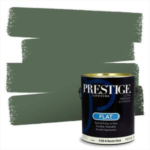 imagePRESTIGE Paints Interior Paint and Primer In One 1Gallon SemiGloss Comparable Match of Benjamin Moore Sherwood GreenHC121BMPCM