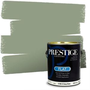 imagePRESTIGE Paints Interior Paint and Primer In One 1Gallon SemiGloss Comparable Match of Benjamin Moore Sherwood GreenHC123BMPCM