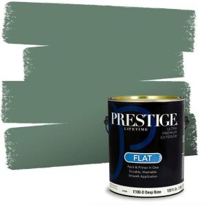 imagePRESTIGE Paints Interior Paint and Primer In One 1Gallon SemiGloss Comparable Match of Benjamin Moore Sherwood GreenHC130BMPCM