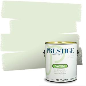 imagePRESTIGE Paints Interior Paint and Primer In One 1Gallon SemiGloss Comparable Match of Benjamin Moore Sherwood GreenSleeping Angel