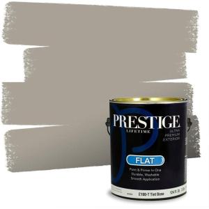 imagePRESTIGE Paints Interior Paint and Primer In One 1Gallon Satin Comparable Match of Benjamin Moore Quiet Moments1552BMPCM