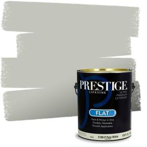 imagePRESTIGE Paints Interior Paint and Primer In One 1Gallon Satin Comparable Match of Benjamin Moore Quiet Moments1557BMPCM