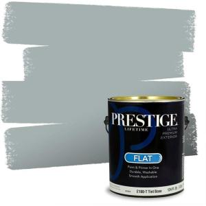 imagePRESTIGE Paints Interior Paint and Primer In One 1Gallon Satin Comparable Match of Benjamin Moore Quiet Moments1565BMPCM