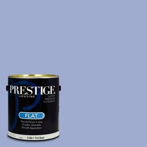 imagePRESTIGE Paints Exterior Paint and Primer In One 1Gallon Flat Comparable Match of Sherwin Williams IndulgentIndulgent