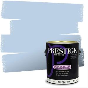 imagePRESTIGE Paints Exterior Paint and Primer In One 1Gallon Flat Comparable Match of Sherwin Williams IndulgentSW6960PCM