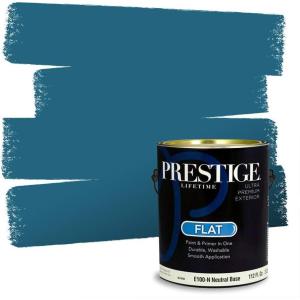imagePRESTIGE Paints Interior Paint and Primer In One 1Gallon Eggshell Comparable Match of Sherwin Williams Down PourSW6509PCM