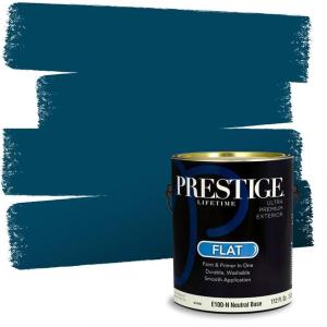imagePRESTIGE Paints Interior Paint and Primer In One 1Gallon Eggshell Comparable Match of Sherwin Williams Down PourSW6510PCM