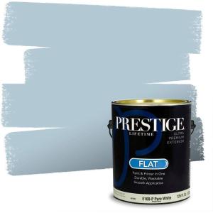 imagePRESTIGE Paints Interior Paint and Primer In One 1Gallon Eggshell Comparable Match of Sherwin Williams Down PourSW6513PCM