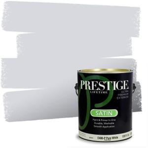 imagePRESTIGE Paints Interior Paint and Primer In One 1Gallon Eggshell Comparable Match of Sherwin Williams Down PourStarry Night