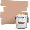 imagePRESTIGE Paints Exterior Paint and Primer In One 1Gallon SemiGloss Comparable Match of Benjamin Moore Fresh Brew1207BMPCM