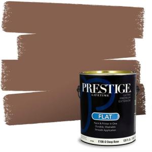 imagePRESTIGE Paints Exterior Paint and Primer In One 1Gallon SemiGloss Comparable Match of Benjamin Moore Fresh Brew1230BMPCM