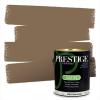 imagePRESTIGE Paints Exterior Paint and Primer In One 1Gallon Flat Comparable Match of Benjamin Moore Grant BeigeHC73BMPCM