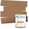 imagePRESTIGE Paints Exterior Paint and Primer In One 1Gallon Flat Comparable Match of Benjamin Moore Grant BeigeHC75BMPCM
