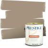 imagePRESTIGE Paints Exterior Paint and Primer In One 1Gallon Flat Comparable Match of Benjamin Moore Grant BeigeHC77BMPCM