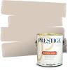 imagePRESTIGE Paints Exterior Paint and Primer In One 1Gallon Flat Comparable Match of Benjamin Moore Grant BeigeHC78BMPCM