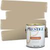 imagePRESTIGE Paints Exterior Paint and Primer In One 1Gallon Flat Comparable Match of Benjamin Moore Grant BeigeHC79BMPCM