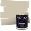 imagePRESTIGE Paints Exterior Paint and Primer In One 1Gallon Flat Comparable Match of Benjamin Moore Grant BeigeHC83BMPCM