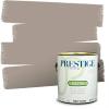 imagePRESTIGE Paints Exterior Paint and Primer In One 1Gallon Flat Comparable Match of Benjamin Moore Grant BeigeHC87BMPCM