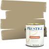 imagePRESTIGE Paints Exterior Paint and Primer In One 1Gallon Flat Comparable Match of Benjamin Moore Grant BeigeHC89BMPCM