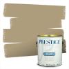 imagePRESTIGE Paints Exterior Paint and Primer In One 1Gallon Flat Comparable Match of Benjamin Moore Grant BeigeHC89BMPCM