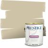 imagePRESTIGE Paints Exterior Paint and Primer In One 1Gallon Flat Comparable Match of Benjamin Moore Grant BeigeHC90BMPCM