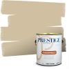 imagePRESTIGE Paints Exterior Paint and Primer In One 1Gallon Flat Comparable Match of Benjamin Moore Grant BeigeHC92BMPCM