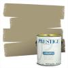 imagePRESTIGE Paints Exterior Paint and Primer In One 1Gallon Flat Comparable Match of Benjamin Moore Grant BeigeHC94BMPCM