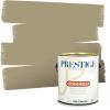 imagePRESTIGE Paints Exterior Paint and Primer In One 1Gallon Flat Comparable Match of Benjamin Moore Grant BeigeHC94BMPCM