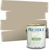 imagePRESTIGE Paints Exterior Paint and Primer In One 1Gallon Flat Comparable Match of Benjamin Moore Grant BeigeHC95BMPCM