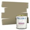 imagePRESTIGE Paints Exterior Paint and Primer In One 1Gallon Flat Comparable Match of Benjamin Moore Grant BeigeHC97BMPCM