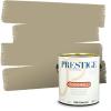 imagePRESTIGE Paints Exterior Paint and Primer In One 1Gallon Flat Comparable Match of Benjamin Moore Grant BeigeHC98BMPCM