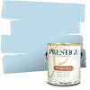 imagePRESTIGE Paints Interior Paint and Primer In One 1Gallon SemiGloss Comparable Match of Benjamin Moore Steel Blue793BMPCM