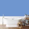 imagePRESTIGE Paints Interior Paint and Primer In One 1Gallon SemiGloss Comparable Match of Benjamin Moore Steel Blue817BMPCM